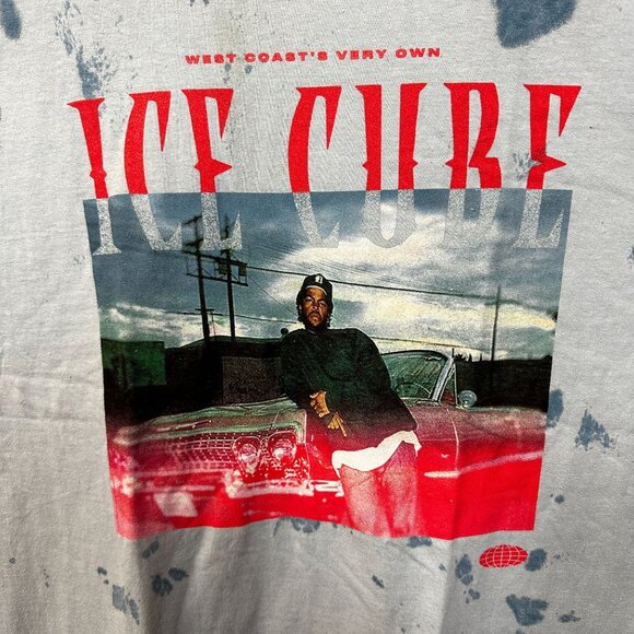 Ice Cube West Coast Very Own oversized Tie dye Tshirt size Large - Picture 2 of 4